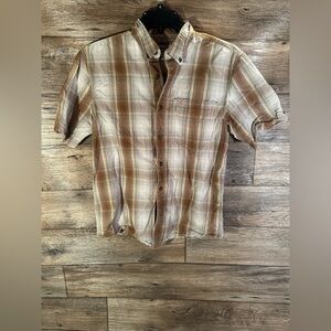 Carhartt button up short sleeve shirt